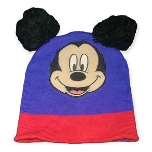 Mickey Mouse Ears Knitted Beanie